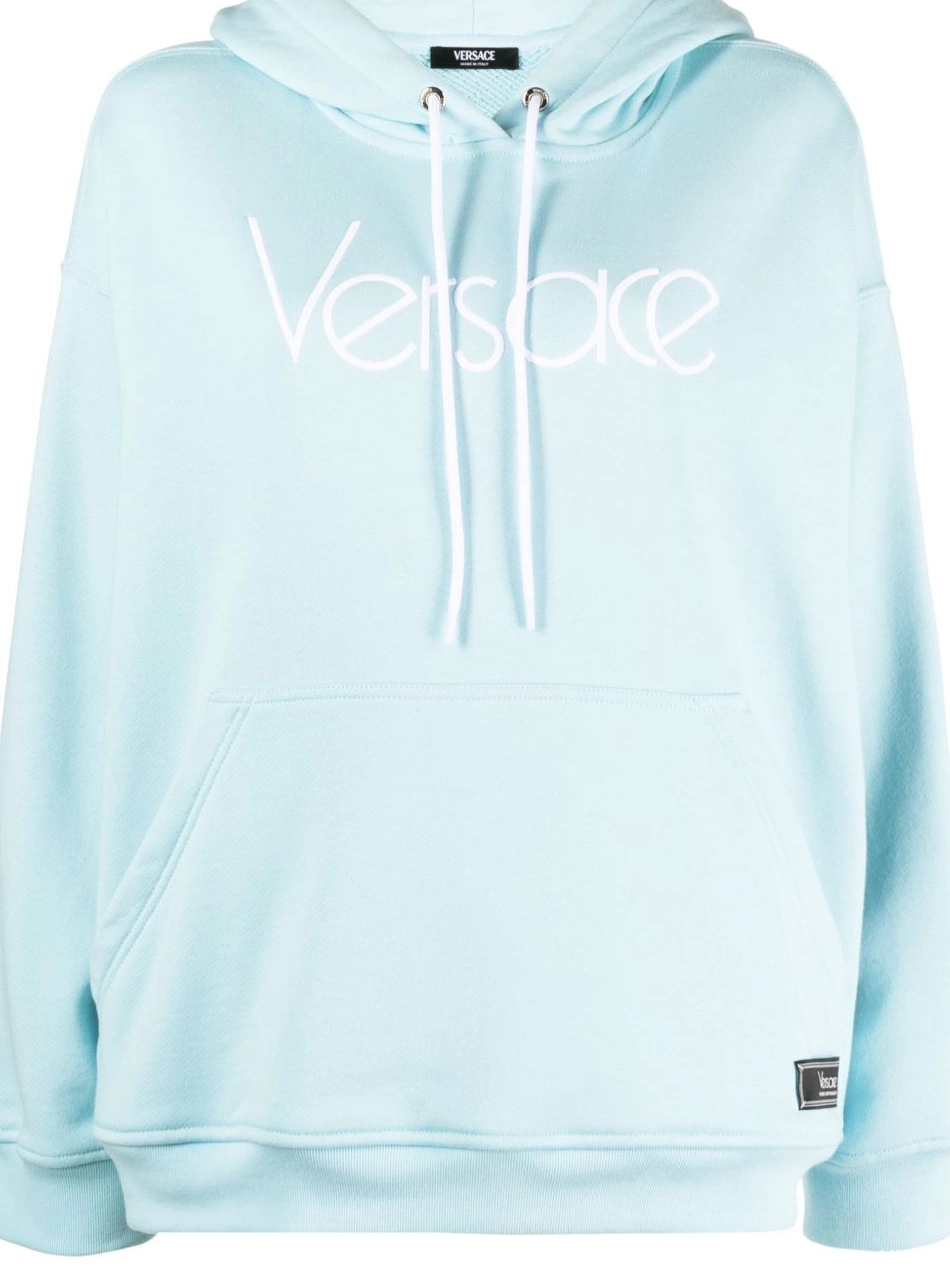 Cheap Women 1978 hoodie logo-embroidered Re-Edition Versace 0726